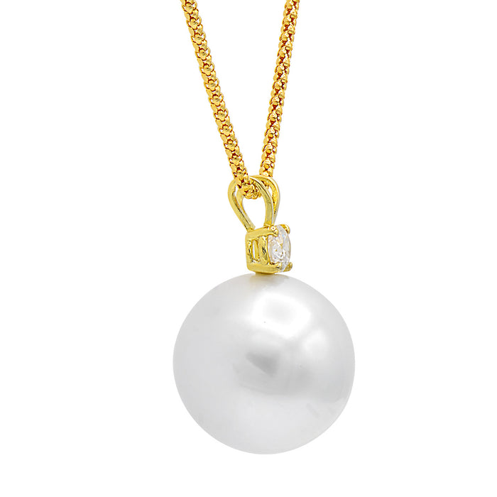 PEARL & DIAMOND PENDANT