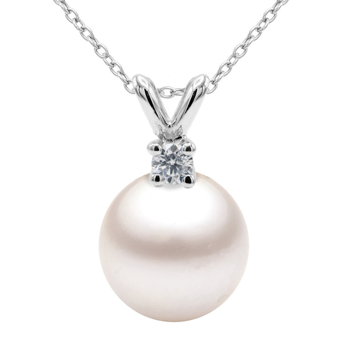 PEARL & DIAMOND PENDANT