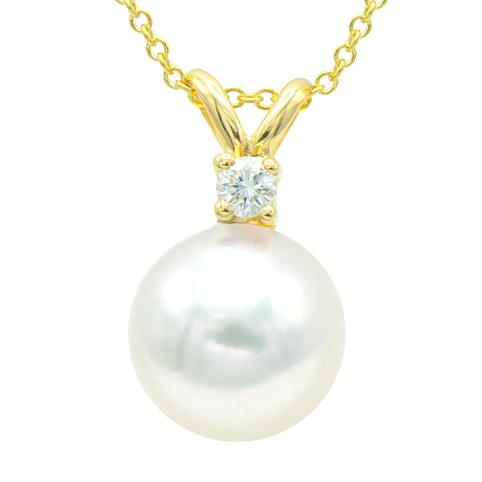 PEARL & DIAMOND PENDANT