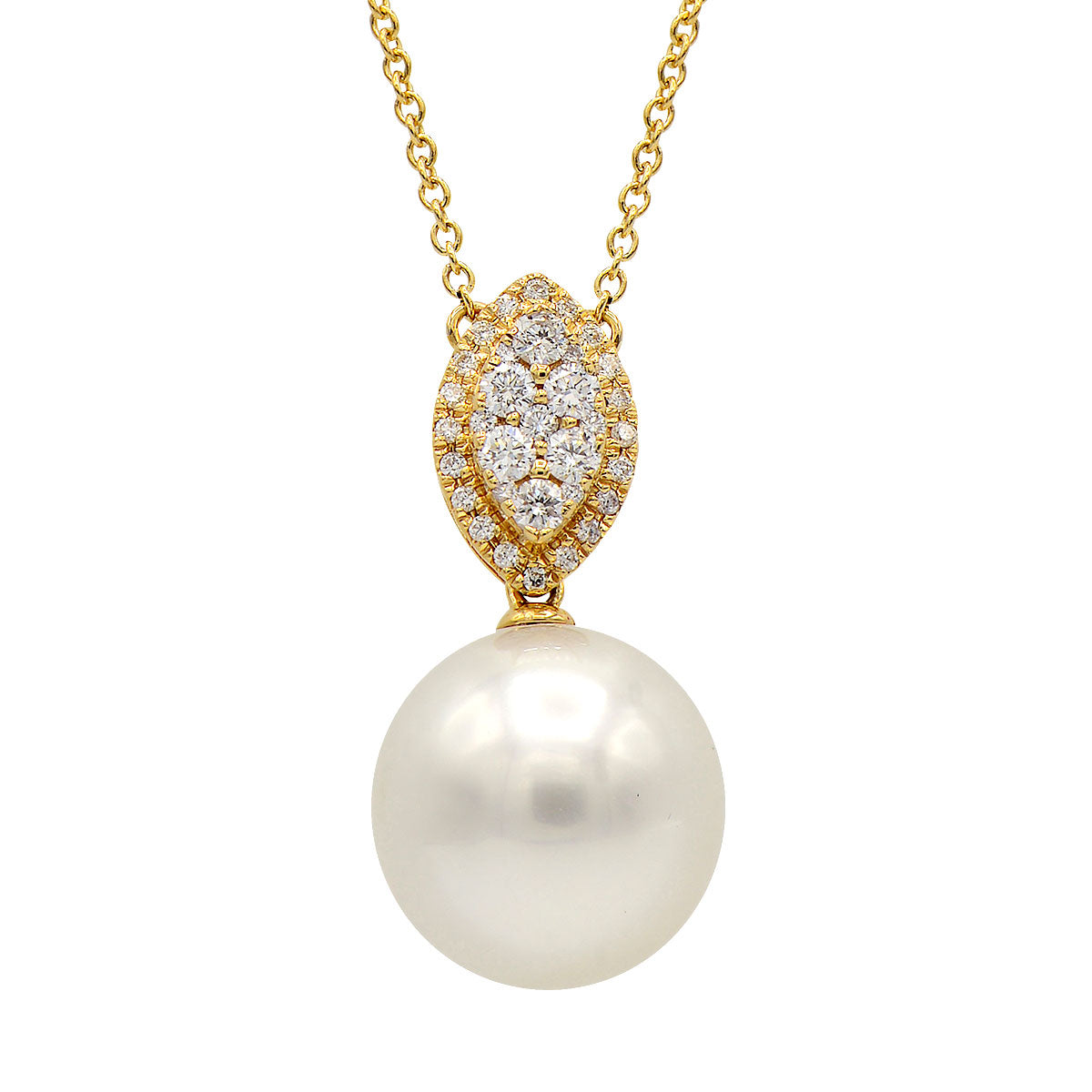 PEARL & DIAMOND PENDANT