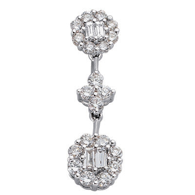 White Gold Diamond Pendant