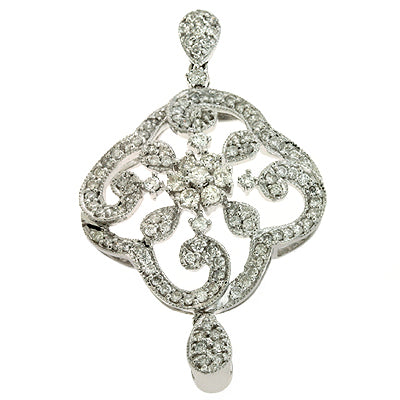 White Gold Diamond Pendant - P2843WG