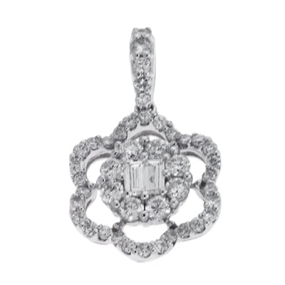 White Gold Diamond Pendant - P2888WG