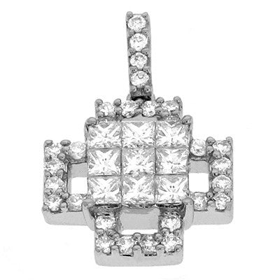 White Gold Diamond Pendant