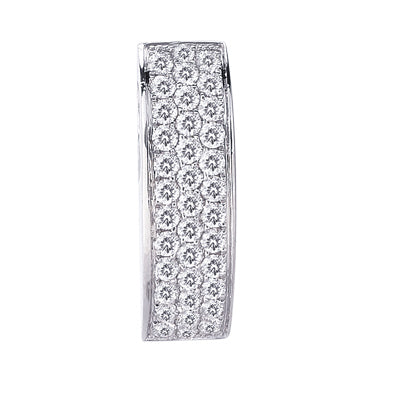 White Gold Pave Penadnt - P3073WG