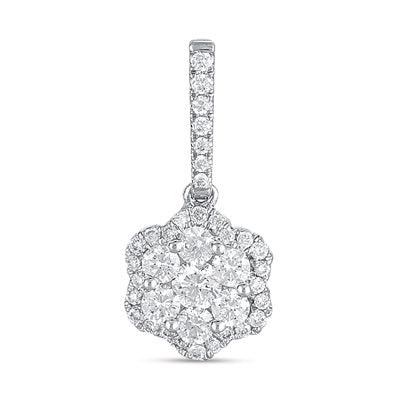 White Gold Diamond Pendant - P3147WG