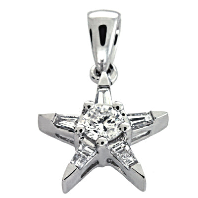 White Gold Diamond Pendant - P3171WG