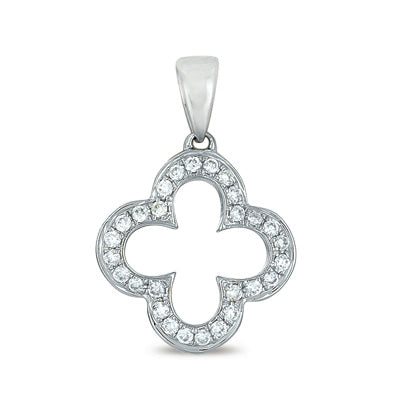 White Gold Diamond Pendant - P3173WG