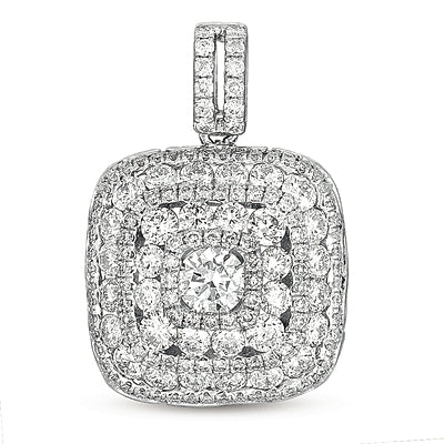 White Gold Diamond Pendant - P3182WG