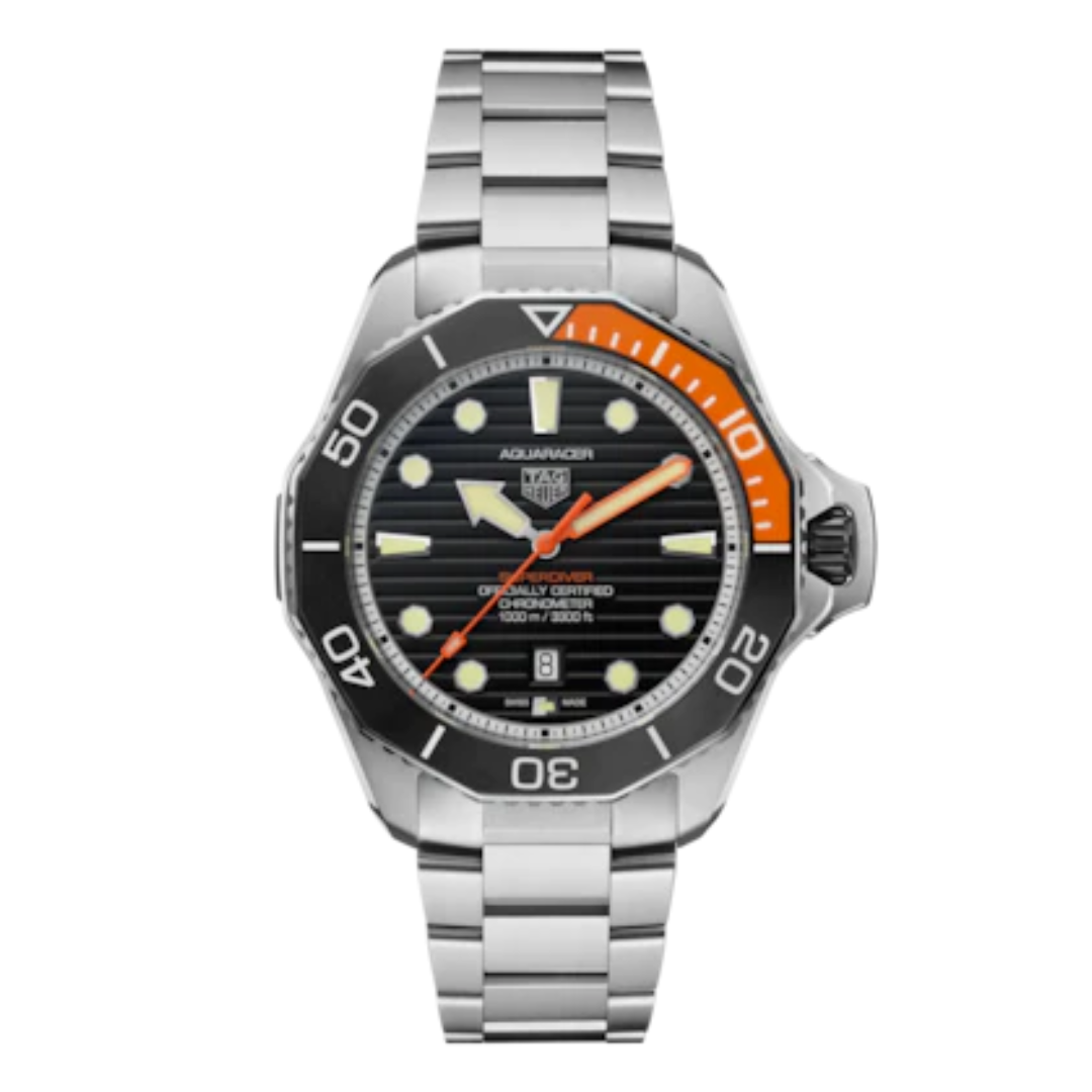 TAG HEUER AQUARACER PROFESSIONAL 1000 SUPERDIVER NEW AUTOMATIC WATCH : REF : WBP5A8A.BF0619